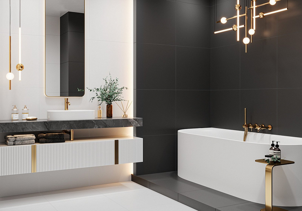 картинка Панель Twin Black (GFU04WIN20R) 60*60см ТМ Alma Ceramica 