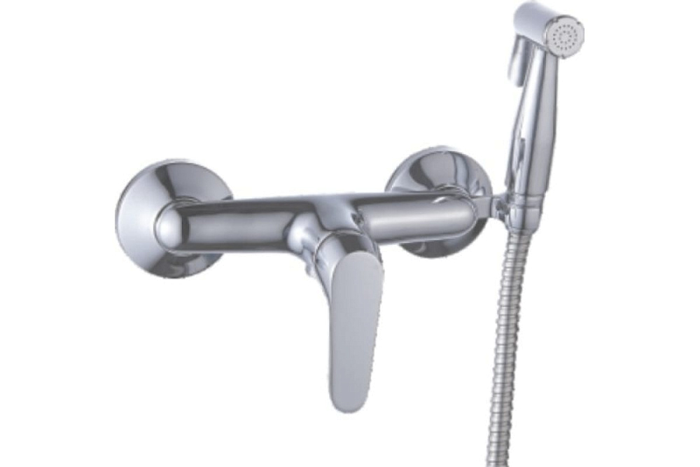 картинка Смеситель для ванны с гигиенической лейкой Potato 20260 