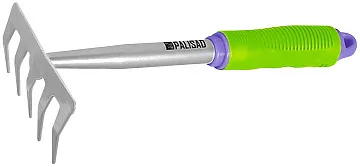картинка Грабли 5-зубные 115*275мм стальные пластиковая рукоятка Connect Palisad 63003  являющийся официальным дистрибьютором в России 