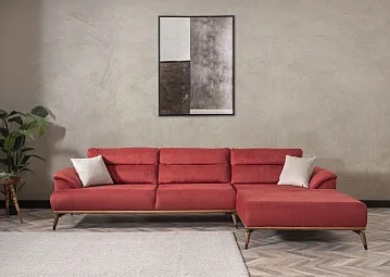картинка Диван угловой Milano Corner ST Raight (3+Rest) HM-95 с раздвижным механизмом Weltew 