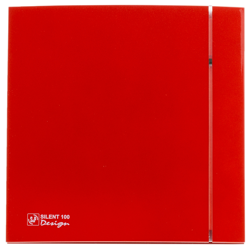 картинка Вентилятор Silent Dizain 100 красный 