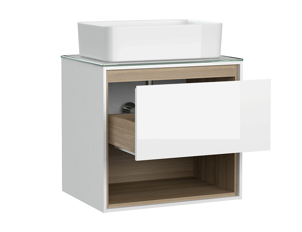 картинка Тумба подвесная Louna 60 со столешницей Cersanit 