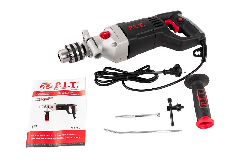 картинка Дрель ударная 1050Вт PSB16-C P.I.T. 