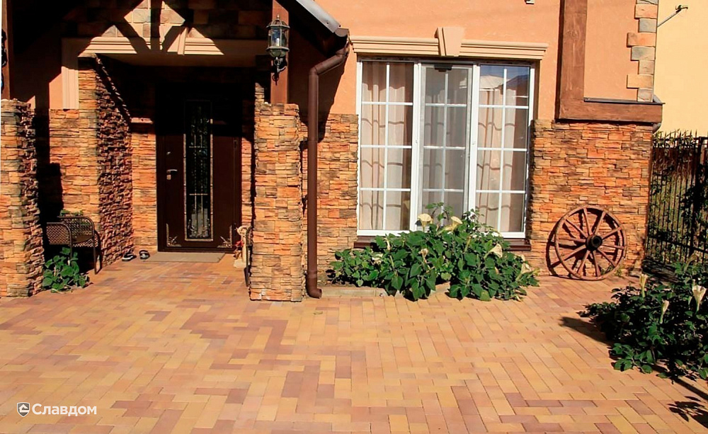 картинка Плитка тротуарная Б.2.П.6 Листопад Осень 