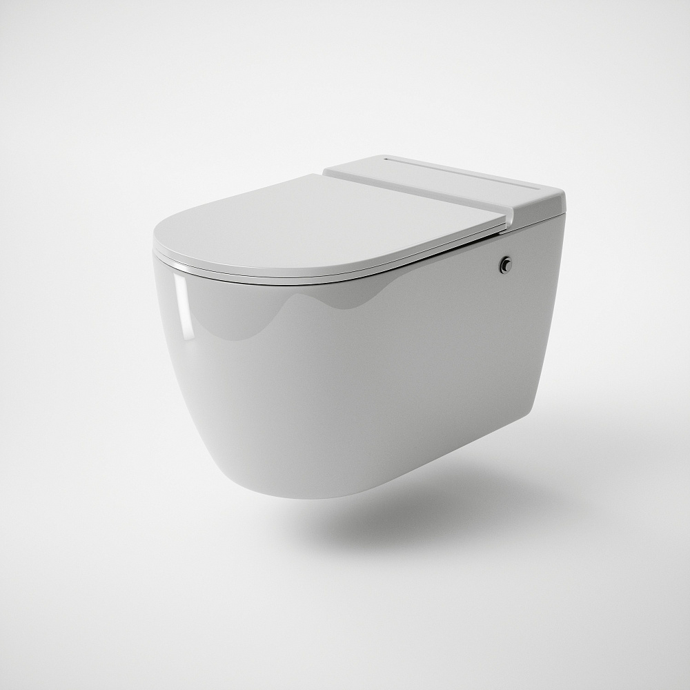 картинка Унитаз подвесной GR-5502 Impuls (570*360*375) белый с тонкой крышкой 1 место Grossman 