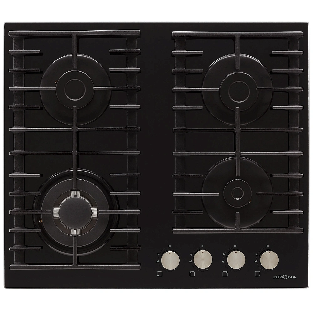 картинка Варочная поверхность газовая Krona Hagel 60 BL W KRGH25 