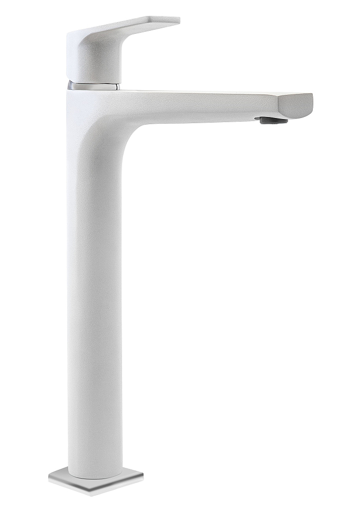 картинка Смеситель для раковины Treya высокий белый матовый AZ-156845526 Azario 
