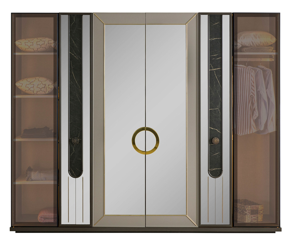 картинка Шкаф Lizbon Wardrobe 6-ти дверный Weltew 