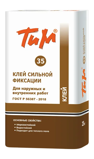 картинка Клей плиточный ТИМ-35 25кг (48шт)  являющийся официальным дистрибьютором в России 
