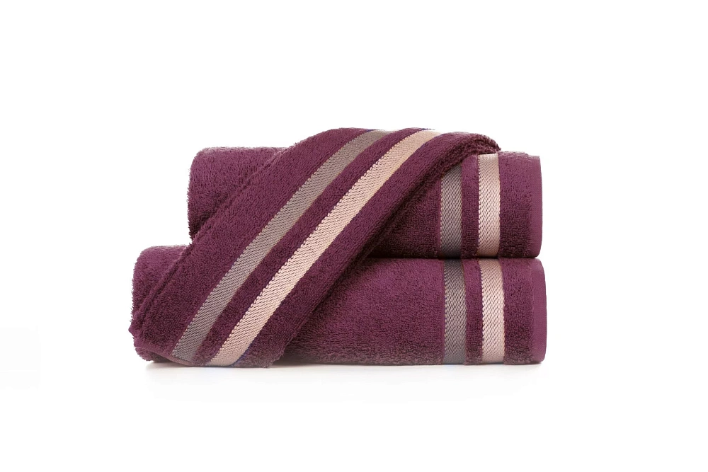 картинка Полотенце Aquarelle MX40 70*140 Исландия Темно-бордовый 08 761451 