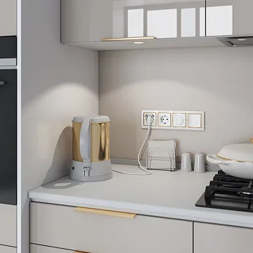 картинка Выключатель одноклавишный белый WL01-SW-1G W1110001 Werkel 028643 051138  являющийся официальным дистрибьютором в России 