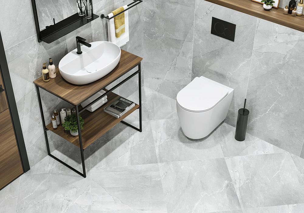 картинка Панель Armani Marble Gray 600*600 (6060AMB15P) TM LCM 
