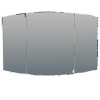 картинка Зеркало-Шкаф СЕВИЛЬЯ 120 Акватон 
