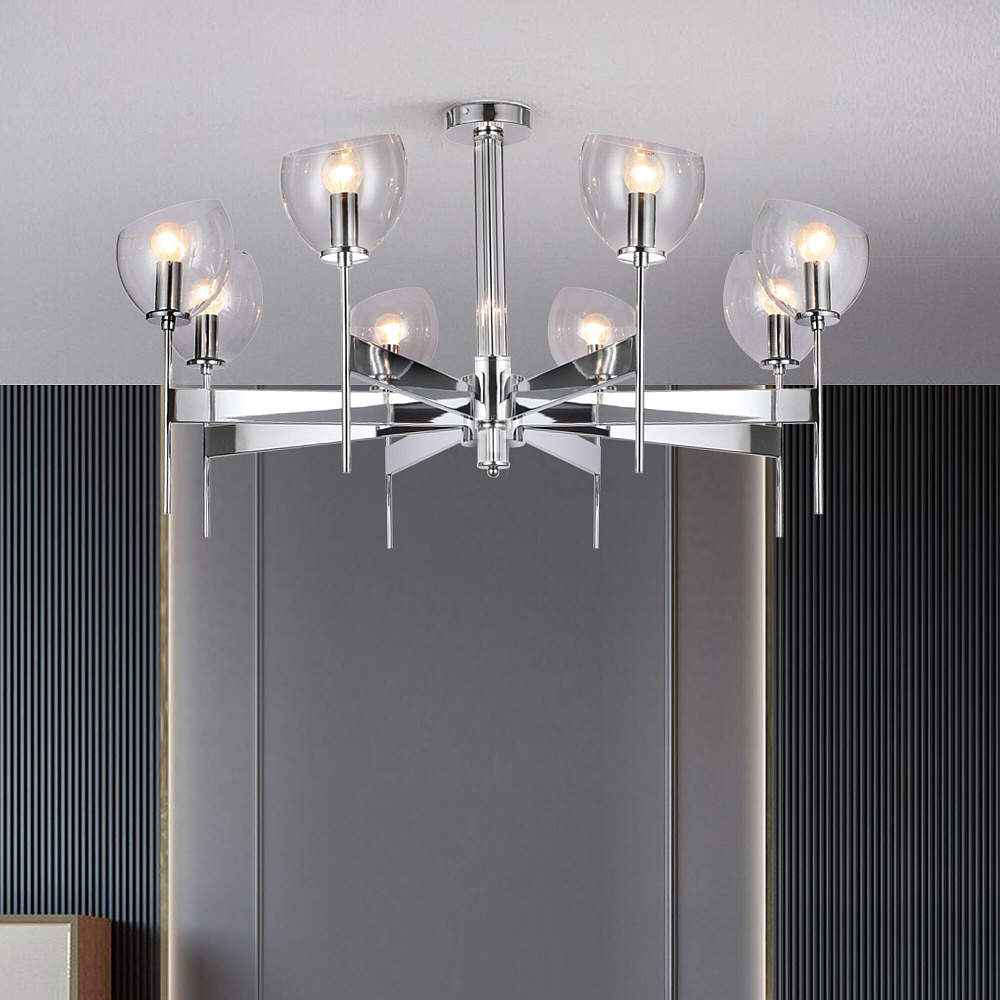 Люстра Strotskis подвесная 60130/8 хром от гипермаркета ТАТАЕВ