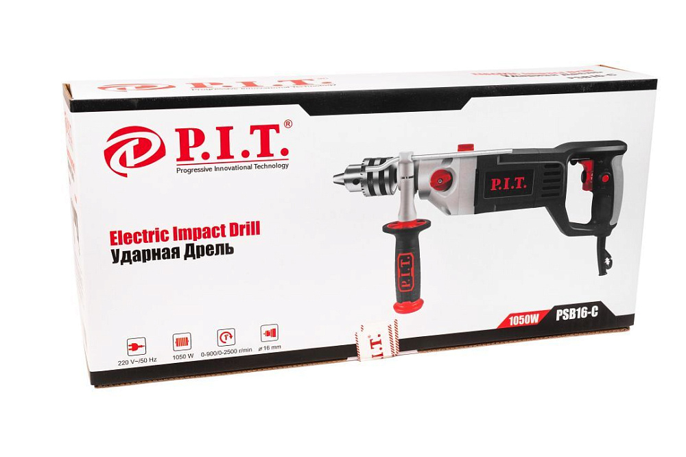 картинка Дрель ударная 1050Вт PSB16-C P.I.T. 