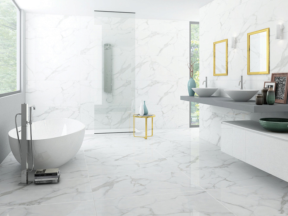 картинка Керамогранит Statuario Dallas Silver 60*120см (1.44м2/2шт) 