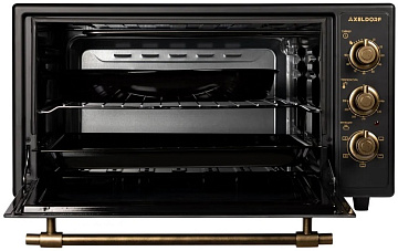 картинка Духовой шкаф электрический Axeldorf ON-5102-2 Retro Black  являющийся официальным дистрибьютором в России 