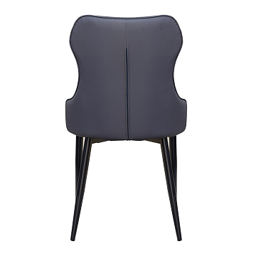 картинка Стул Neli EDC-X106 Gray PU MLJ-B/Black Legs  являющийся официальным дистрибьютором в России 