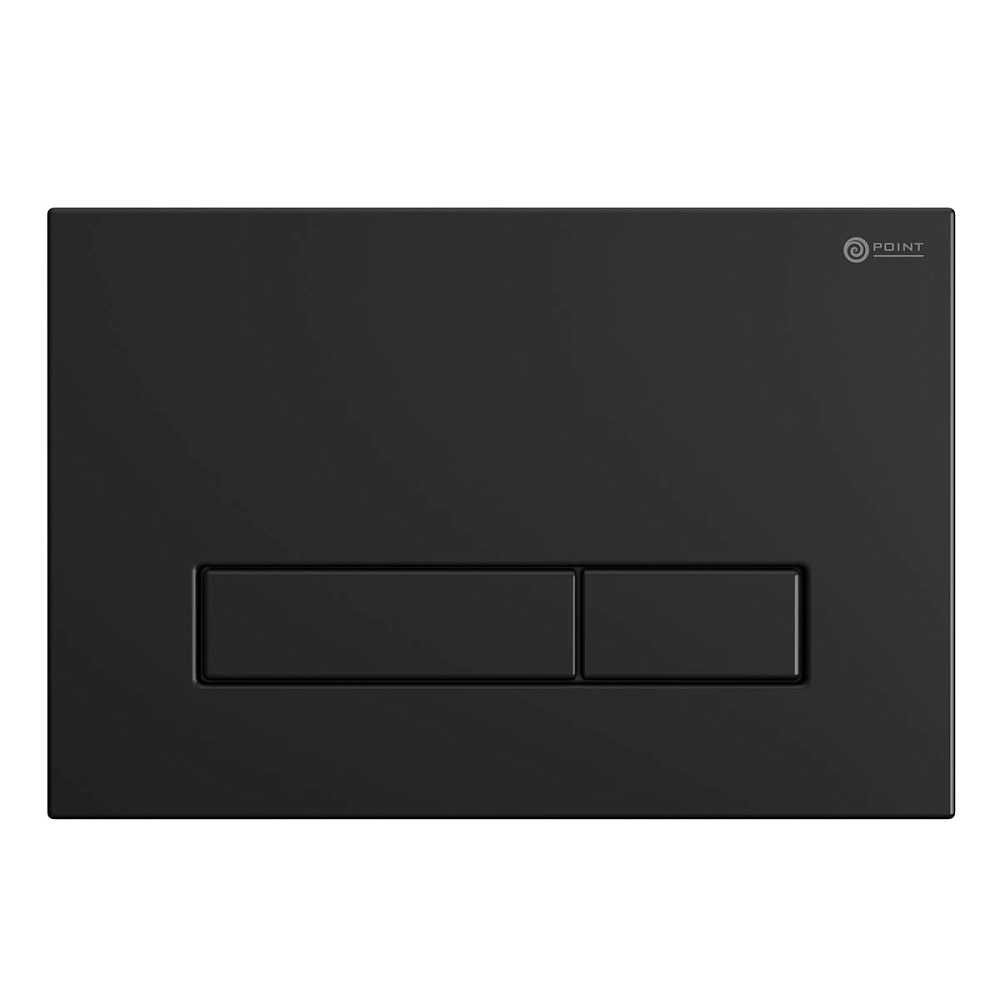 картинка Клавиша смыва Меркурий для инсталляции черная матовая PN44831BM Point 