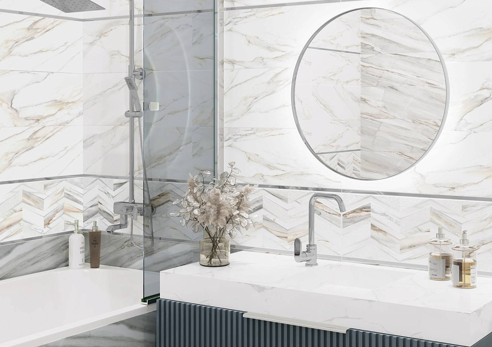 картинка Плитка керамическая Delta Marmo WT15DLA25R 246*74см (1.274м2/7шт) 