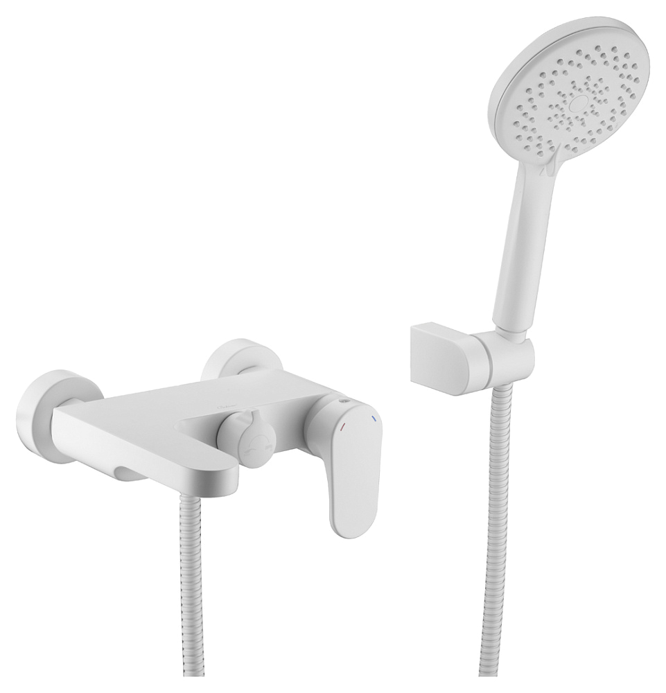 картинка Смеситель для ванны Spectre Matt White 453-MW Boheme 