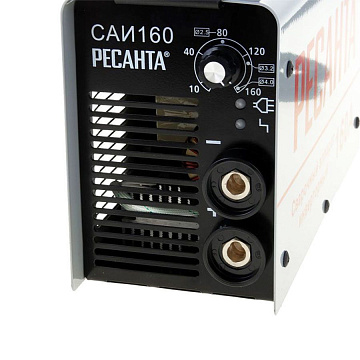 картинка Сварочный аппарат инверторный САИ 160 Ресанта  являющийся официальным дистрибьютором в России 