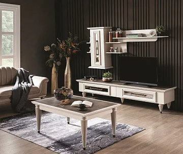 картинка Подставка ТВ Nirvana Wall Unit Upper Side(Block) Weltew  являющийся официальным дистрибьютором в России 