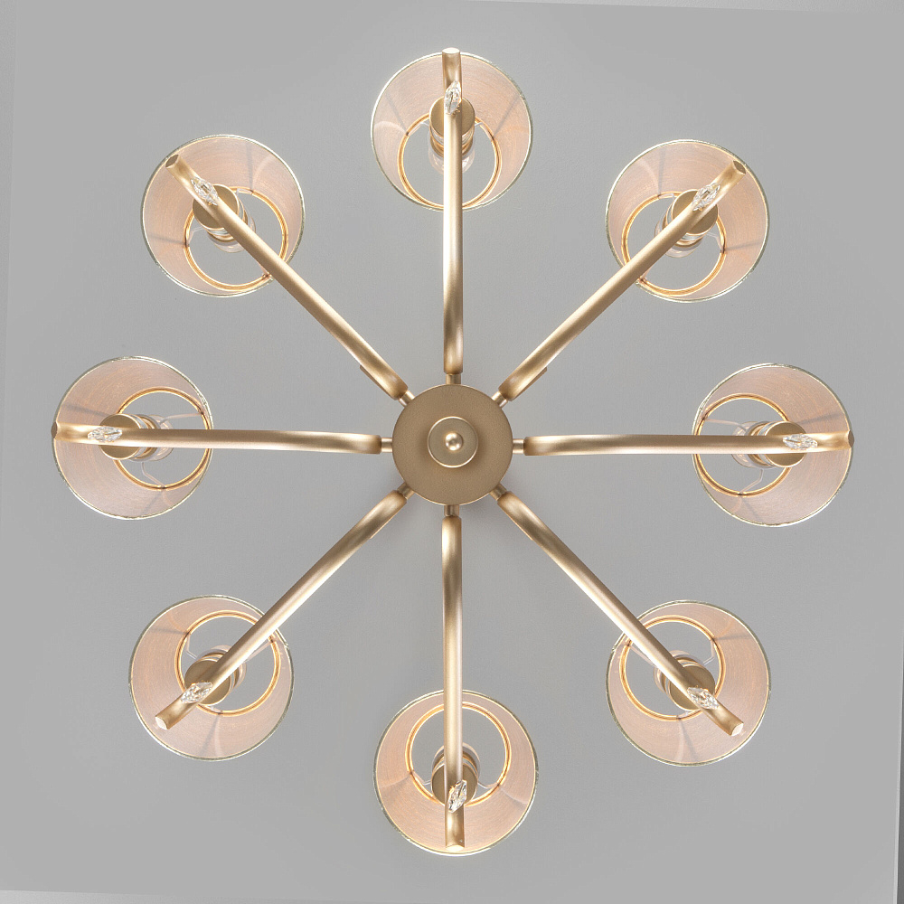 Люстра Strotskis подвесная 60103/8 перламутровое золото от гипермаркета ТАТАЕВ