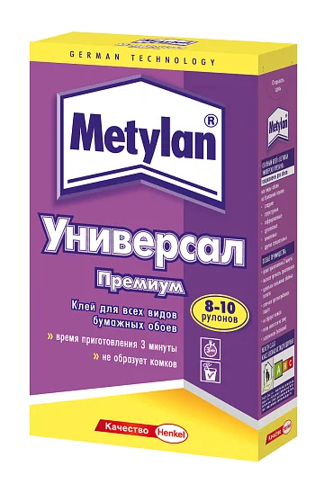 картинка Клей обойный Метилан универсал премиум 250гр 586526  являющийся официальным дистрибьютором в России 