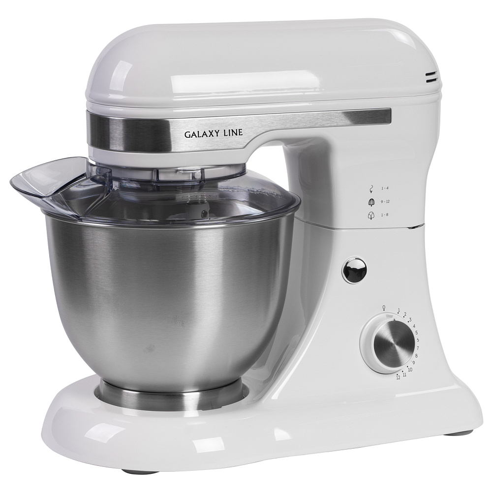 картинка Миксер-тестомес Galaxy GL 2230 белый 