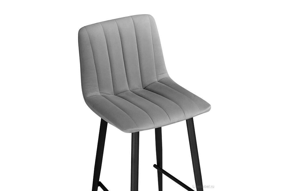картинка Стул полубарный Дани темно-серый california 994 /черный каркас 