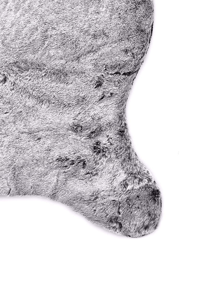 картинка Коврик Arya кролик искусственный мех 70*105 Atlas черный 