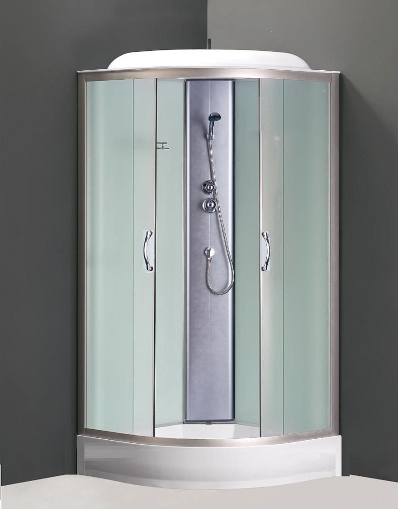 картинка Душевая кабина CS-6681F (80*80*215) низ. матовая (3 места) Loranto 