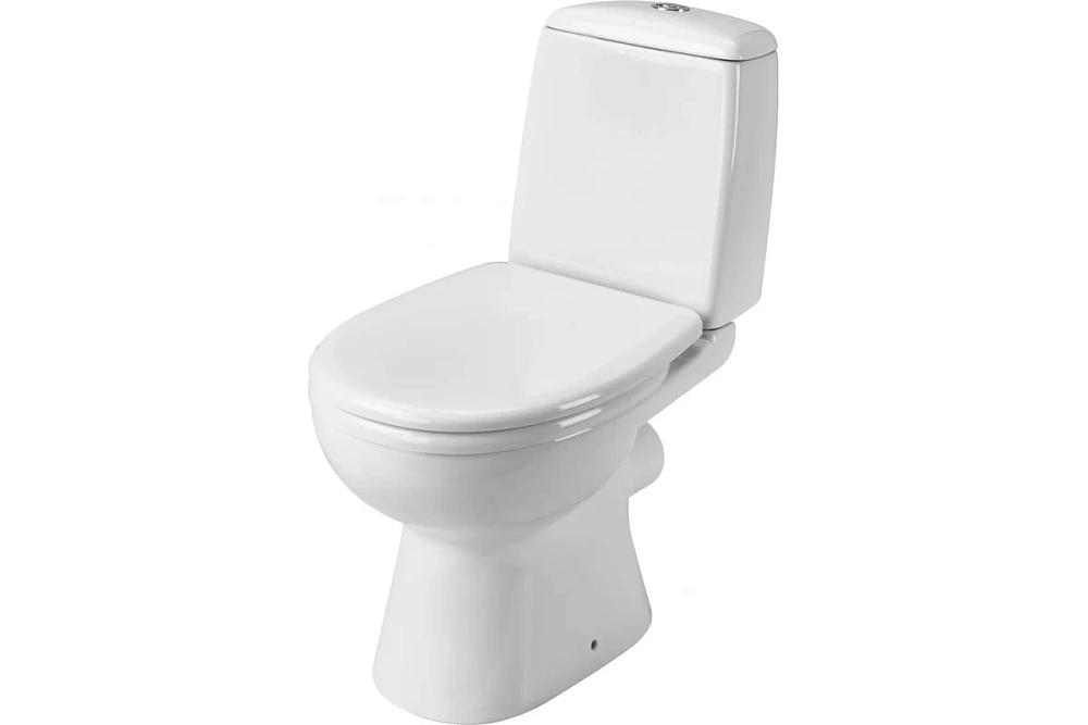 картинка Унитаз-компакт Цезарь 2х реж лифт-сиденье 1WH301746 Santek 