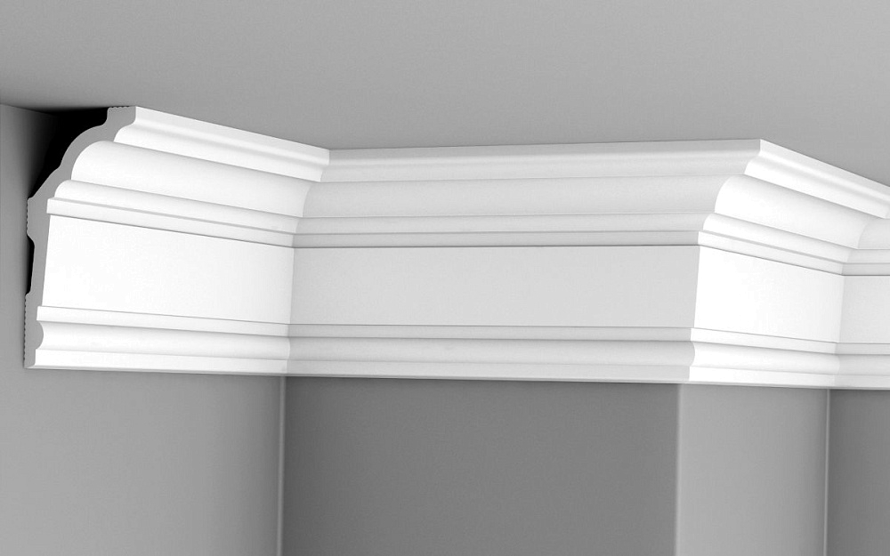 картинка Плинтус потолочный GPL-1 134*65 (14шт) 