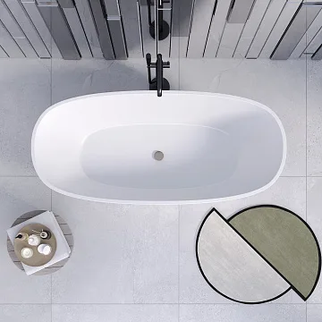 картинка Ванна Angelo Nova Gel 172,5*79,5*53 белая AQUA DE MARCO 