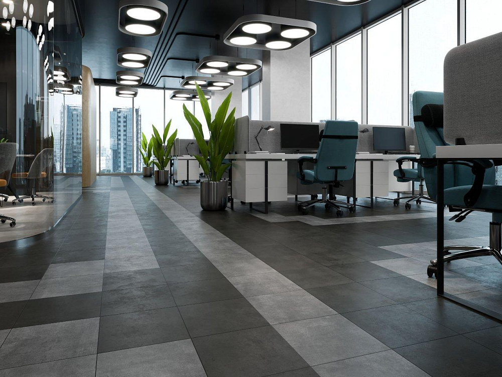 картинка Плитка керамическая Берлин серая люкс 327*327см 