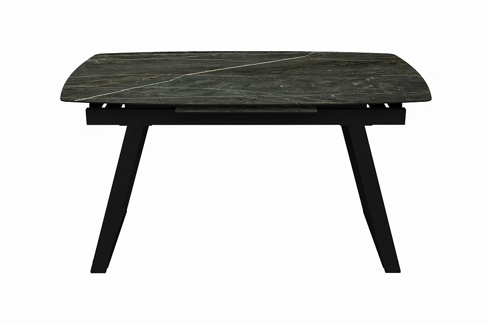 картинка Стол Майнц МДФ/пластик 1400(1900)*850 Найт Стоун /черный 