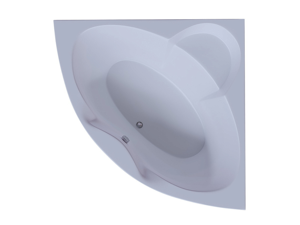 картинка Ванна Поларис 1 137*137 пустая с фронтальным экраном вклееный каркас Aquatek 