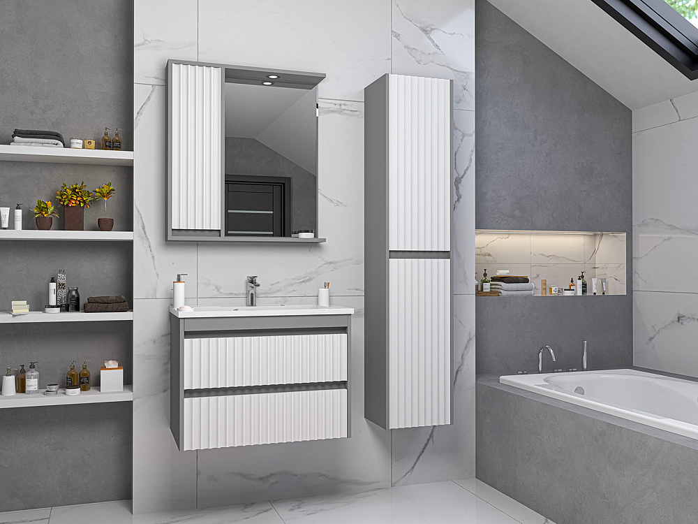 картинка Пенал BALATON 35 R подвесной, белый Misty 