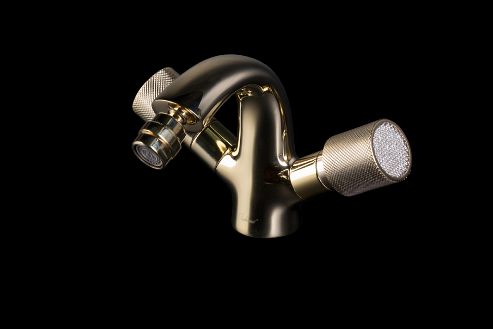 картинка Смеситель для биде золото 296 Royal Crystal Boheme 