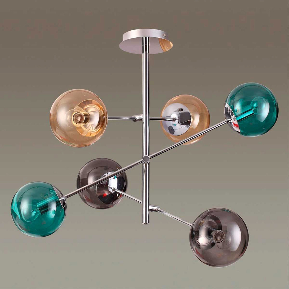 Люстра Lumion 4454/6C Moderni LN20 Хром Sierra от гипермаркета ТАТАЕВ