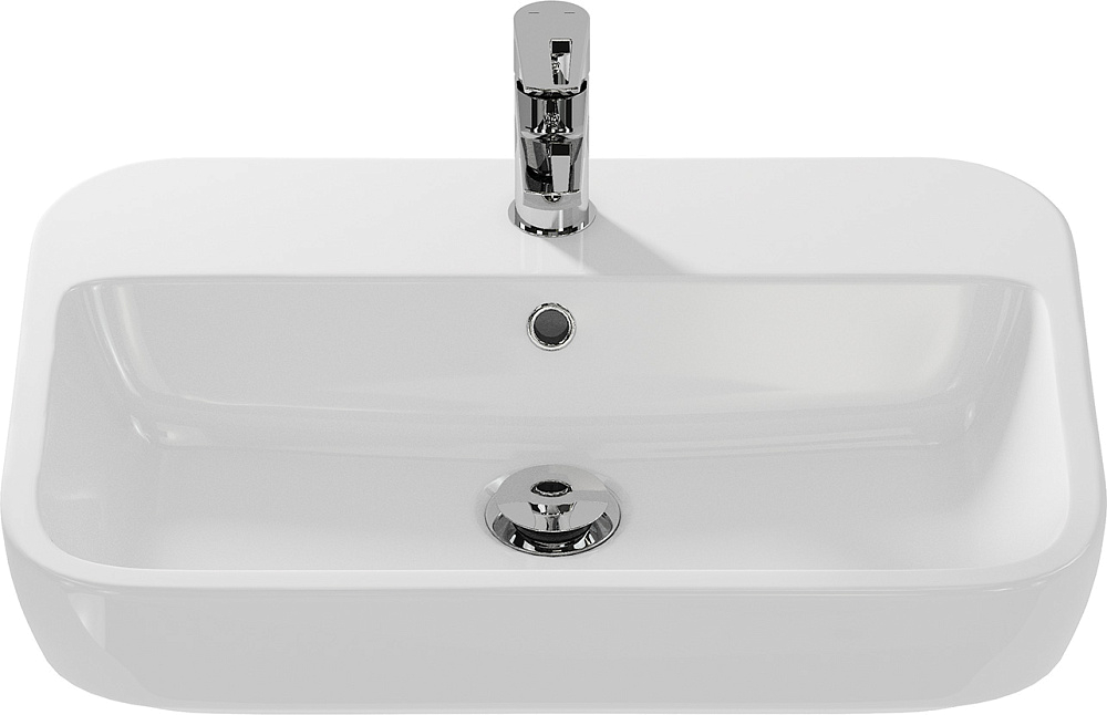 картинка Раковина Caspia прямоуг-я встраиваемая 60см Cersanit 