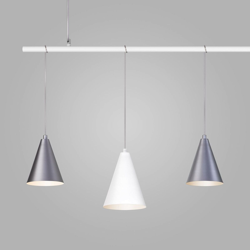 картинка Светильник подвесной Strotskis 50088/5 белый/серебро 