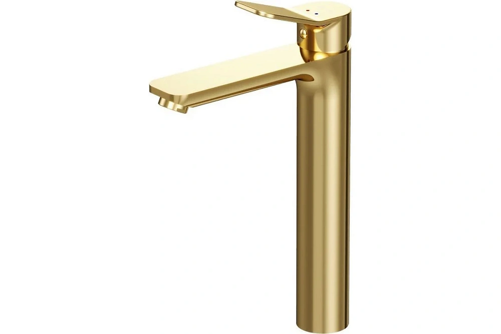 картинка Смеситель для раковины высокий золото AM/PM X-Joy F85A92099 