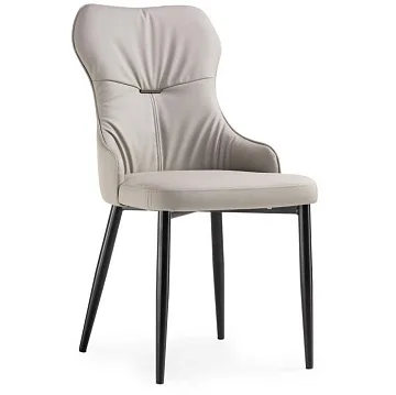 картинка Стул Neli EDC-X106 Beige PU MLJ-B/Black Legs  являющийся официальным дистрибьютором в России 