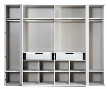 картинка Шкаф Girne Wardrobe 6-ти дверный Weltew  являющийся официальным дистрибьютором в России 