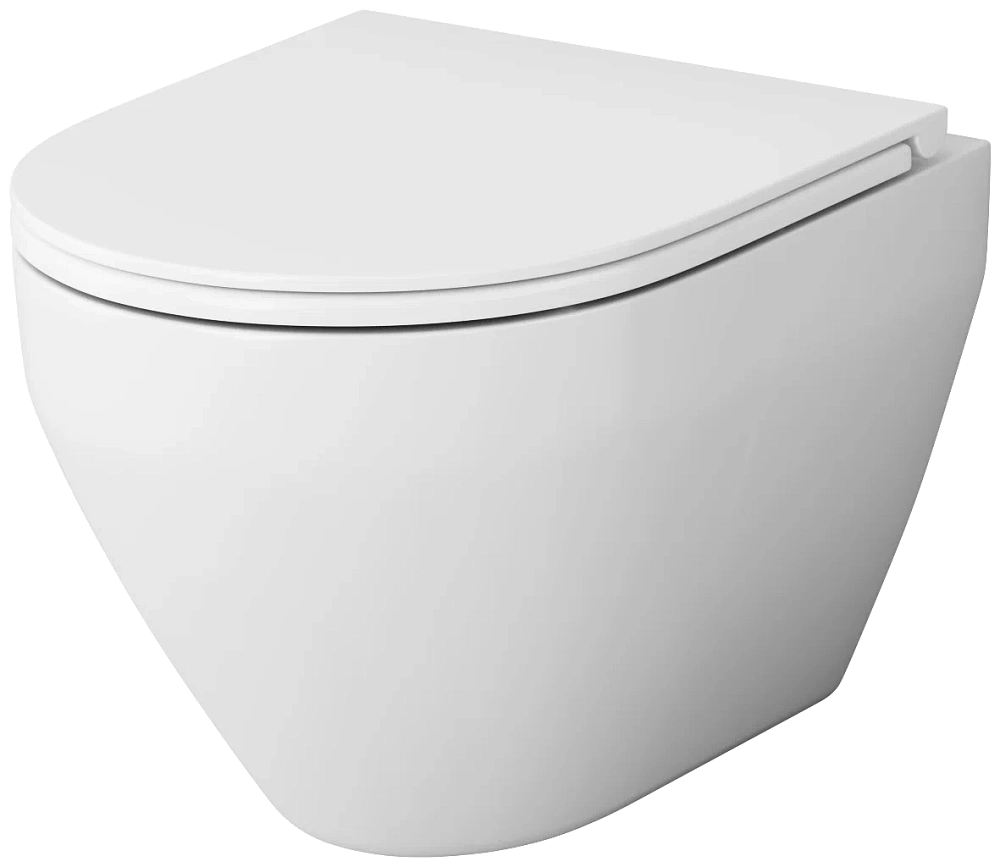 картинка Унитаз подвесной FlashClean Spirit C701700WH+Сиденье С707857WH L/AMPM 