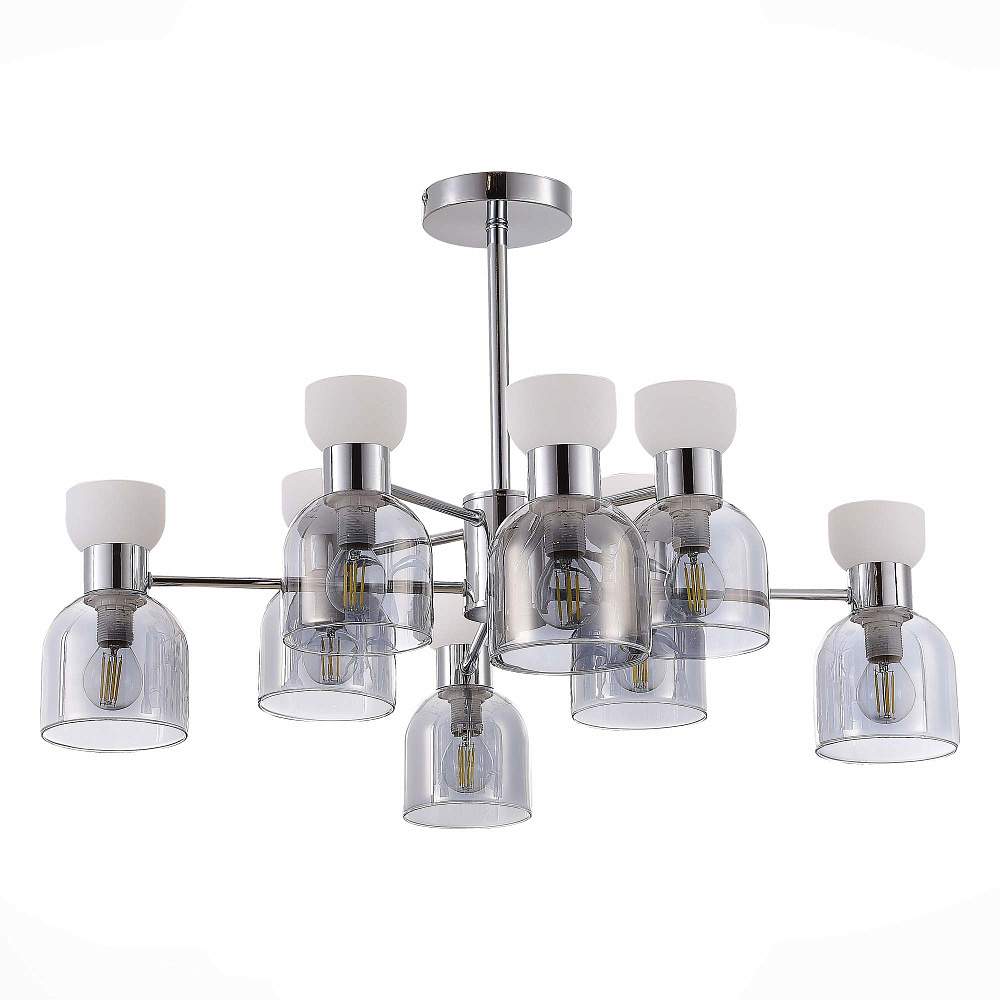 Люстра ST-Luce SLE1045-102-08 Хром/Белый от гипермаркета ТАТАЕВ
