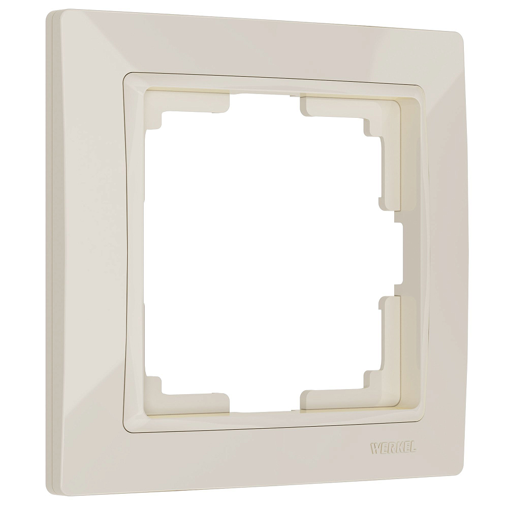 картинка Рамка на 1 пост слоновая кость Snabb Basic Werkel W0012003 051297 
